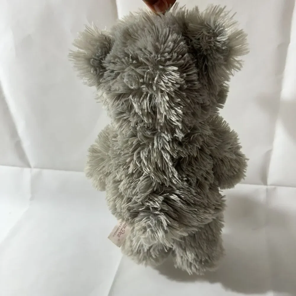 DanDee Walmart gray plush teddy bear cream white brown‎ nose stuffed